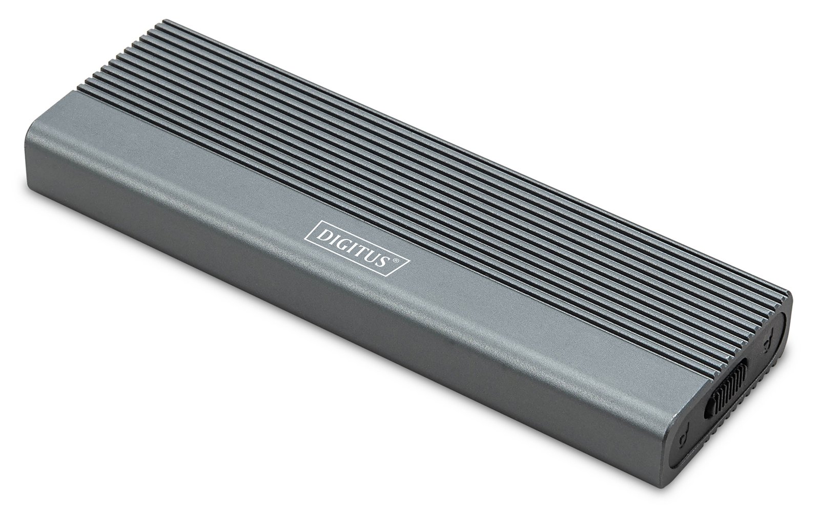 DIGITUS USB M.2 Festplattengehäuse, SSD, extern, SATA, 6Gbps, USB 3.1 Gen2, Aluminium, werkzeugfrei