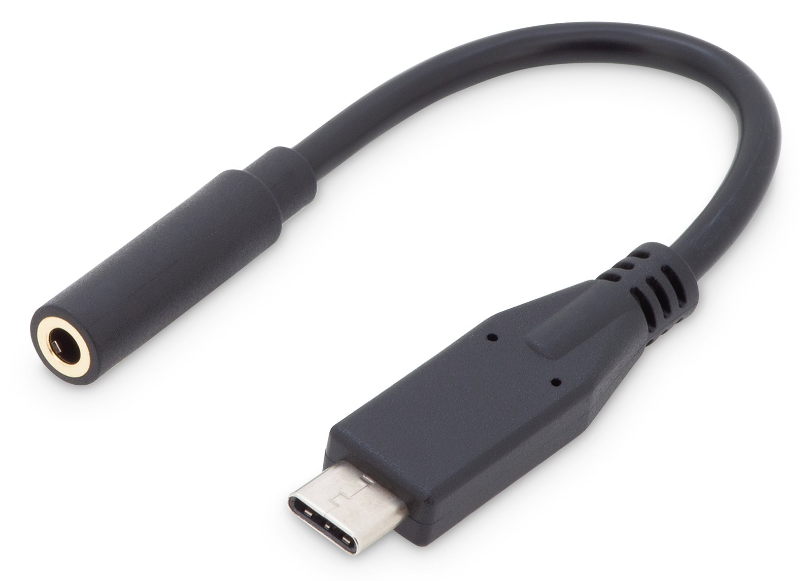 DIGITUS USB Type-C Audio Adapter / Konverter, Type-C/St auf 3.5mm Klinke/Bu