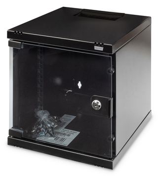 DIGITUS Wandgehäuse 254 mm (10) - 312x300 mm (BxT) - schwarz von LumaTech