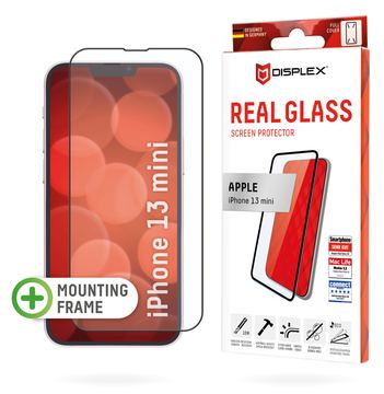 DISPLEX Full Cover Panzerglas (10H) für Apple iPhone 13 mini - Eco-Montagerahmen - volle Displayabdeckung von LumaTech
