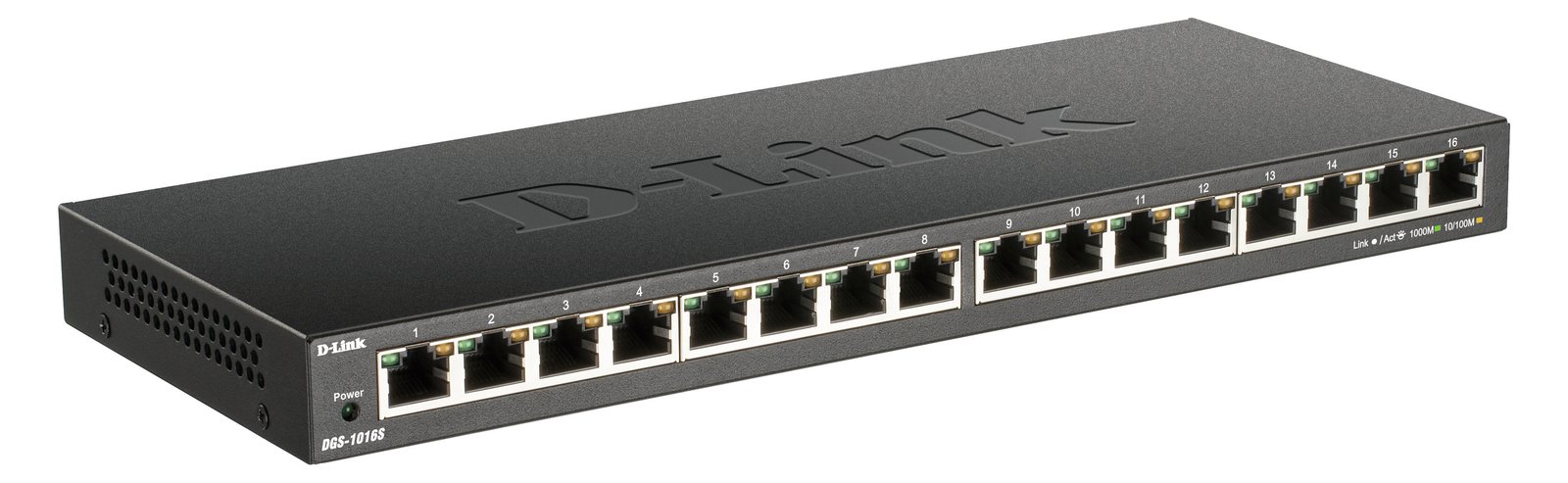 D-Link DGS 1016S - Switch - unmanaged - 16 x 10/100/1000