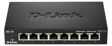 D-Link DGS 108 - Switch - unmanaged - 8 x 10/100/1000 von LumaTech