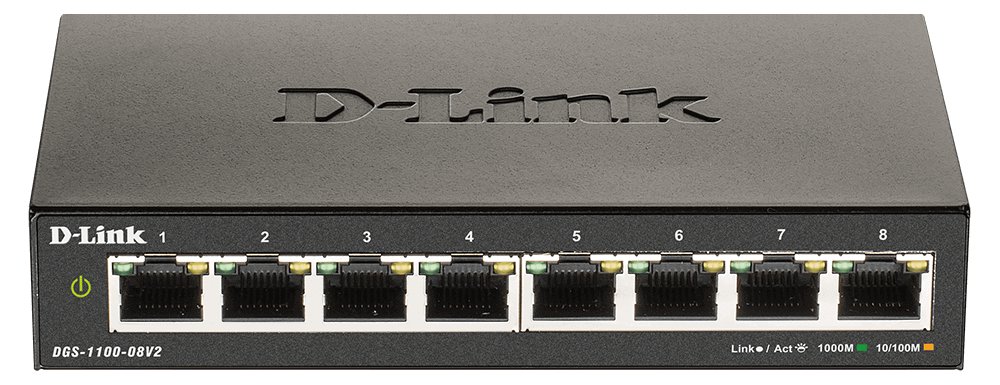 D-Link DGS 1100-08V2 - Switch - Smart - 8 x 10/100/1000
