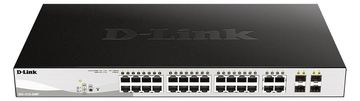 D-Link DGS 1210-28MP - Switch - Smart - 24 x 10/100/1000 (PoE+) von LumaTech