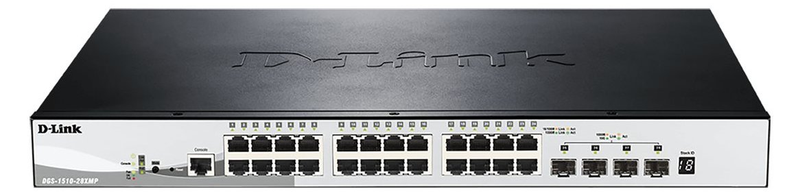 D-Link DGS 1510-28XMP - Switch - L3 - Smart - 24 x 10/100/1000 (PoE+)