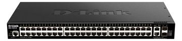 D-Link DGS 1520-52 - Switch - L3 - Smart - 48 x 10/100/1000 + 2 x 10 Gigabit Ethernet + 2 x 10 Gigabit SFP+ von LumaTech