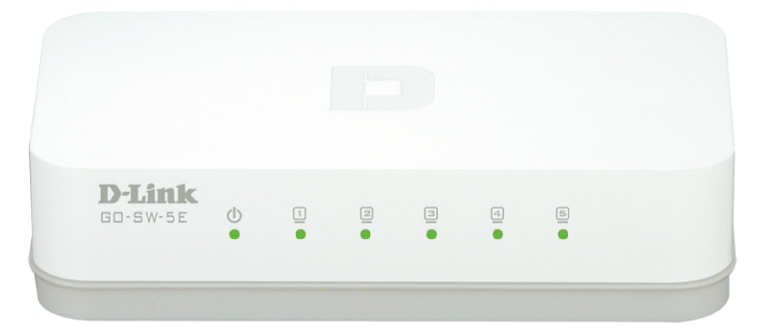 D-Link dlinkgo 5-Port Fast Ethernet Easy Desktop Switch GO-SW-5E