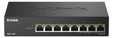 D-Link DMS 108P - Switch - unmanaged - 8 x 10/100/1000/2.5G - Desktop - PoE+ (230 W) von LumaTech