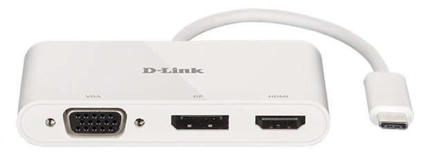 D-Link DUB-V310 - Videoadapter - 24 pin USB-C männlich zu HD-15 (VGA)