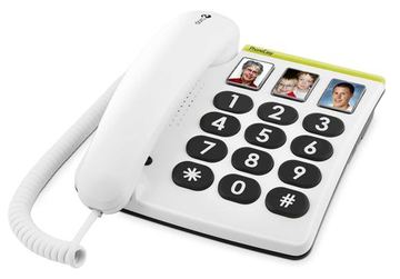 Doro PhoneEasy 331ph - Telefon mit Schnur - Grau von LumaTech