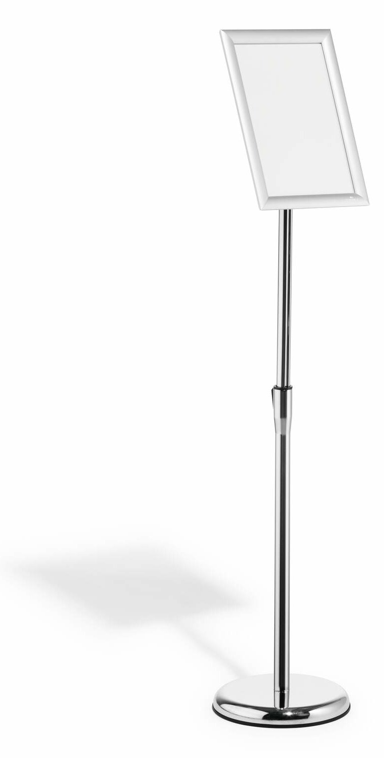 Durable 479823 - Informationsstand - A4 - Aluminium - Kunststoff - Stahl - Silber - Horizontal/Vertical - 1205 mm