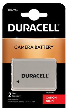 Duracell Batterie - Li-Ion - 1000 mAh - für Canon PowerShot G10 von LumaTech