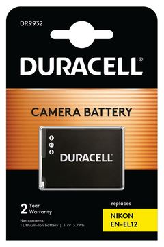 Duracell Batterie - Li-Ion - 1000 mAh - für Nikon Coolpix A1000, A900, AW120, AW130, P340, S9600, S9900, W300 von LumaTech