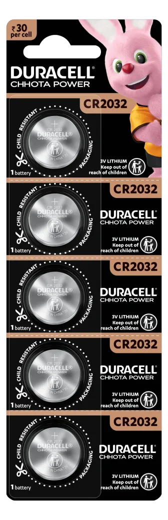 Duracell Batterie Knopfzelle CR2016 3.0V Lithium 5St. - Batterie - CR2016, Ansicht 2