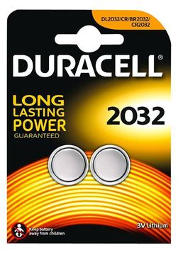 Duracell Electronics DL2032B2 - Batterie 2 x DL2032 von LumaTech