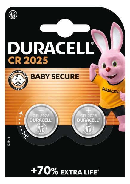 Duracell Specialties - Electronics batteries 2025 2PK - Single-use battery - CR2025 - Lithium - 3 V - 2 Stücke