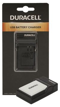 Duracell USB-Batterieladegerät - Schwarz - für Nikon Coolpix P100 von LumaTech