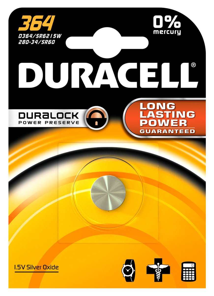 Duracell Watch 364 - Batterie SR60 - Silberoxid