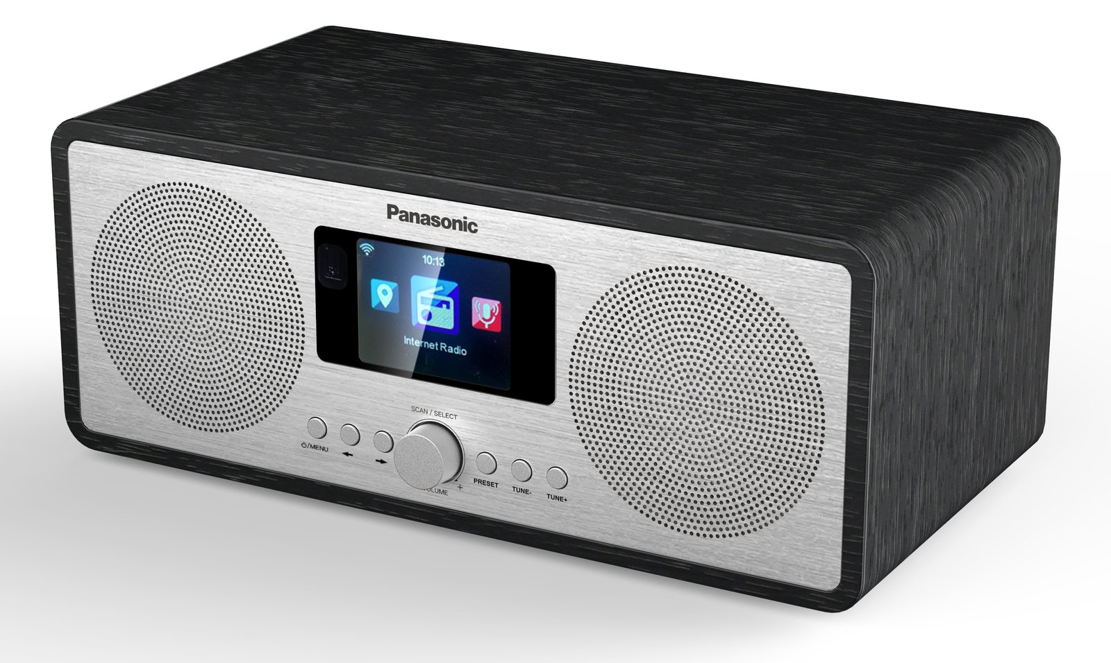 Panasonic DAB+ Internetradio Bluetooth FM RF-D40EG-K - GSM-FR