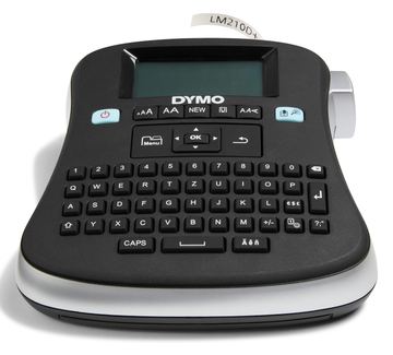 Dymo LabelMANAGER 210D - Beschriftungsgerät - s/w - Thermotransfer - Rolle (1,2 cm) - schwarz, silber QWERTZ von LumaTech