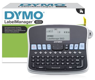 Dymo LabelMANAGER 360D - Beschriftungsgerät - s/w - Thermotransfer - Rolle (1,9 cm) von LumaTech