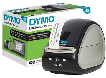 Dymo LabelWriter 550 Turbo - Etikettendrucker - Thermodirekt - Rolle (6,2 cm) von LumaTech