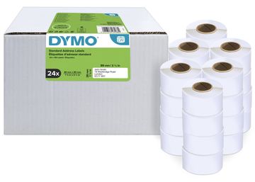 Dymo LabelWriter Address - Permanenter Klebstoff - weiß - 28 x 89 mm 3120 Etikett(en) (24 Rolle(n) von LumaTech