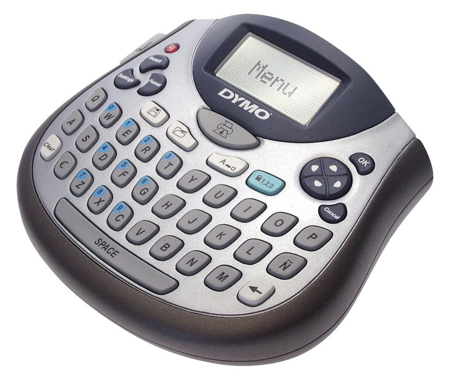 Dymo LetraTag LT-100T - Beschriftungsgerät - s/w - Thermodirekt - Rolle (1,2 cm)