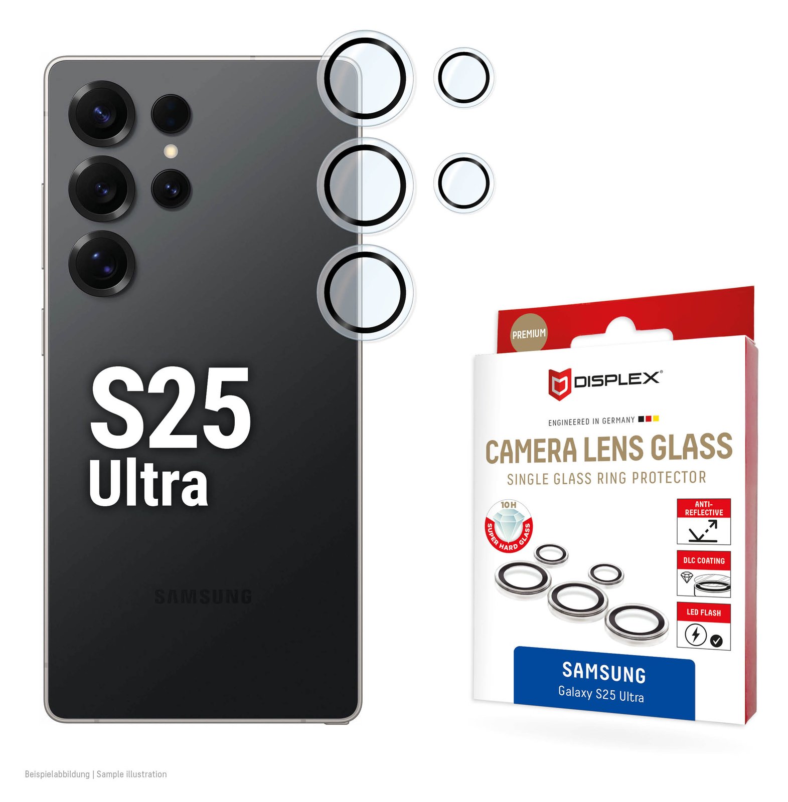 E.V.I. DISPLEX CamGlass Single Lens Galaxy S25 Ultra