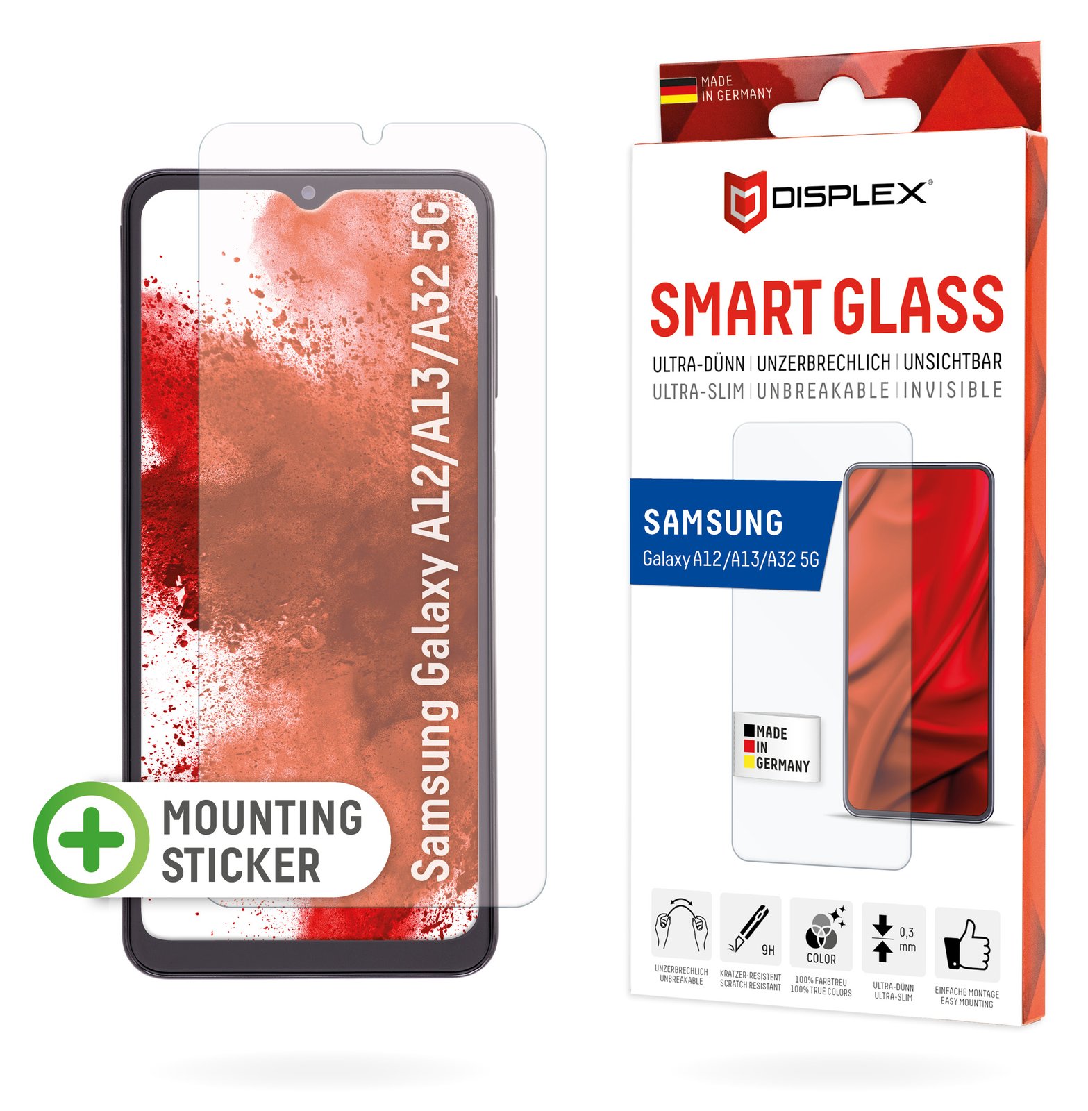 E.V.I. DISPLEX Smart Glass Samsung Galaxy A12/A13/A32 5G