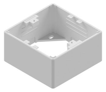 EasyLan CKVDAP90 ModulDose Aufputzgehäuse Datendose 80x80 von LumaTech