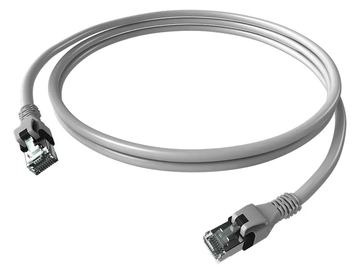 EasyLan DualBoot PushPull S/FTP IP20 Patchkabel Kat.6A 0,5m grau - EasyLan DualBoot PushPull IP20 Patchkabel - Kat.6A von LumaTech