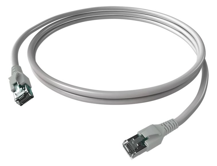 EasyLan FlexBoot FTP Cat.6a saCon 2m - 2 m - Cat6a - F/UTP (FTP) - RJ-45 - RJ-45 - Grau