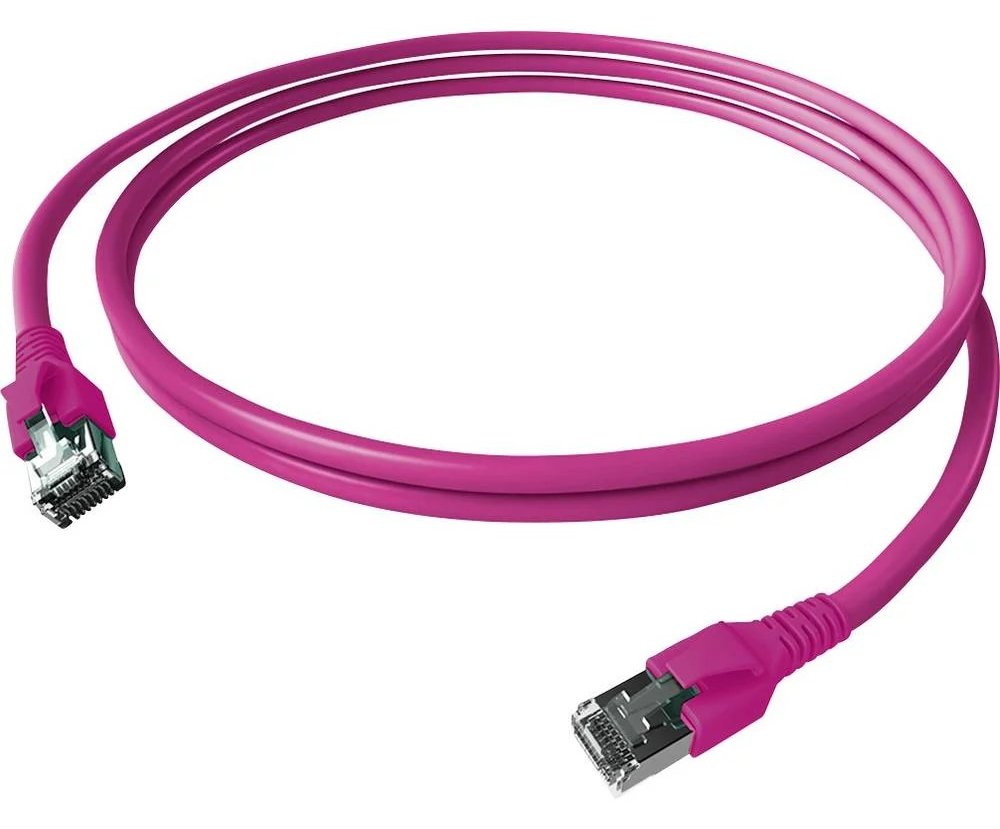 EasyLan FlexBoot Patchkabel Kat.6A S/FTP violett 3.00m - FTP - SFTP