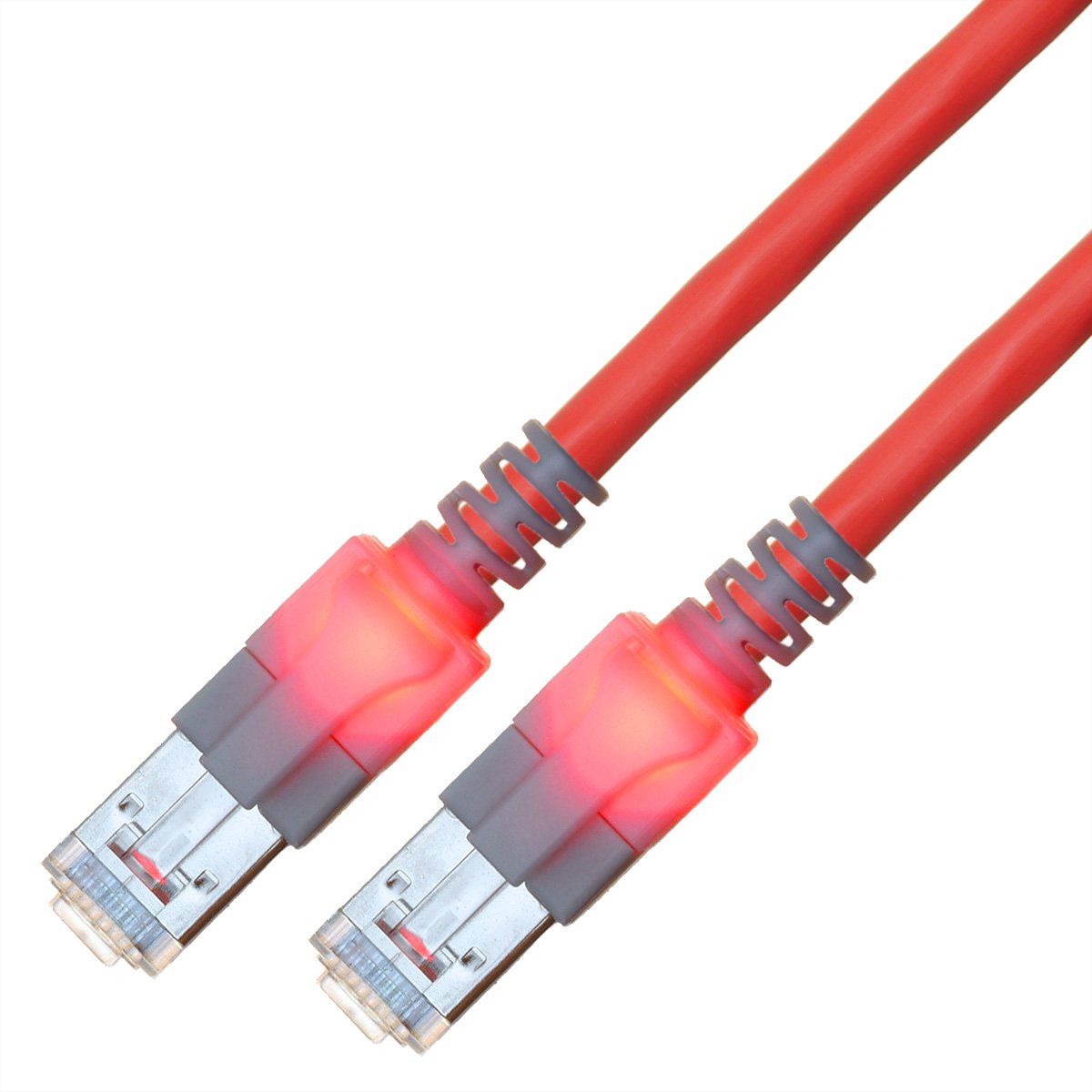 EasyLan Sacon 442605,200 - 2 m - Cat6 - S/FTP (S-STP) - RJ-45 - RJ-45 - Rot