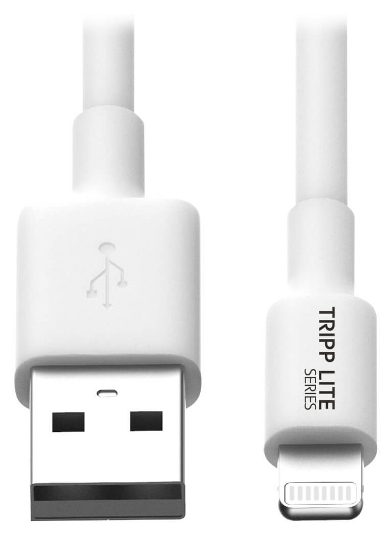 Eaton Tripp Lite M100-006-WH USB-A-zu-Lightning Sync/Ladekabel (Stecker/Stecker) – MFi-zertifiziert - weiß