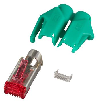EFB Elektronik - Netzwerkanschluss - RJ-45 (M) - STP - CAT 6 - grün (Packung mit 100) von LumaTech