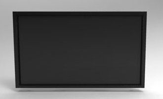 Elo Touch Solutions Elo Front-Mount Bezel - Monitorblende - Schwarzes eloxiertes Aluminium