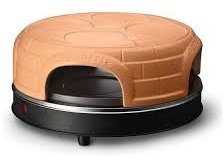 Emerio Pizzarette - 1 Pizza/Pizzen - Schwarz - Braun - 1100 W - 220 - 240 V - 50 / 60 Hz