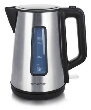 Emerio WK-122829 - 1,7 l - 2200 W - Schwarz - Edelstahl - Wasserstandsanzeige - Drahtlos
