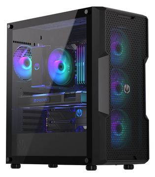ENDORFY Regnum 400 ARGB - PC-Gehäuse - ATX - Seitenteil mit Fenster (gehärtetes Glas) von LumaTech