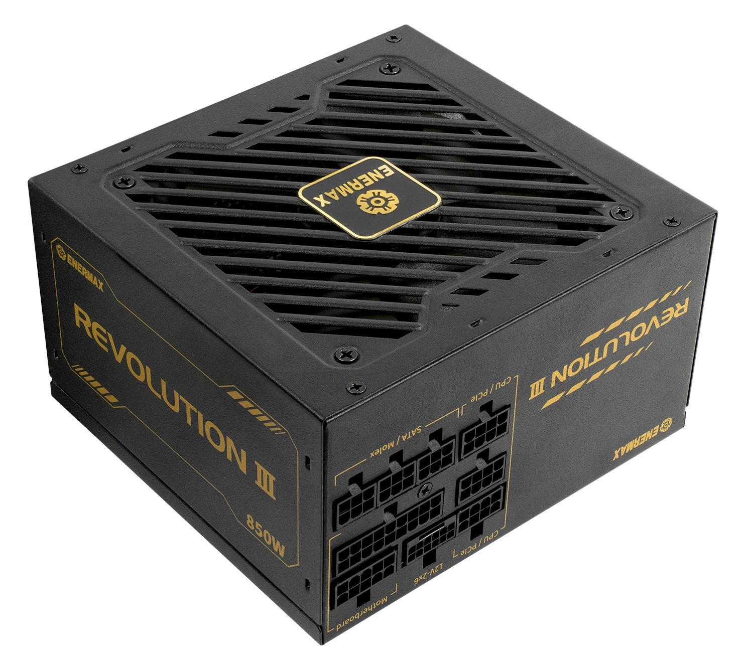 Enermax Power Supply 850W Revolution3 80+ Gold Black FULLMOD - PC-/Server Netzteil - ATX