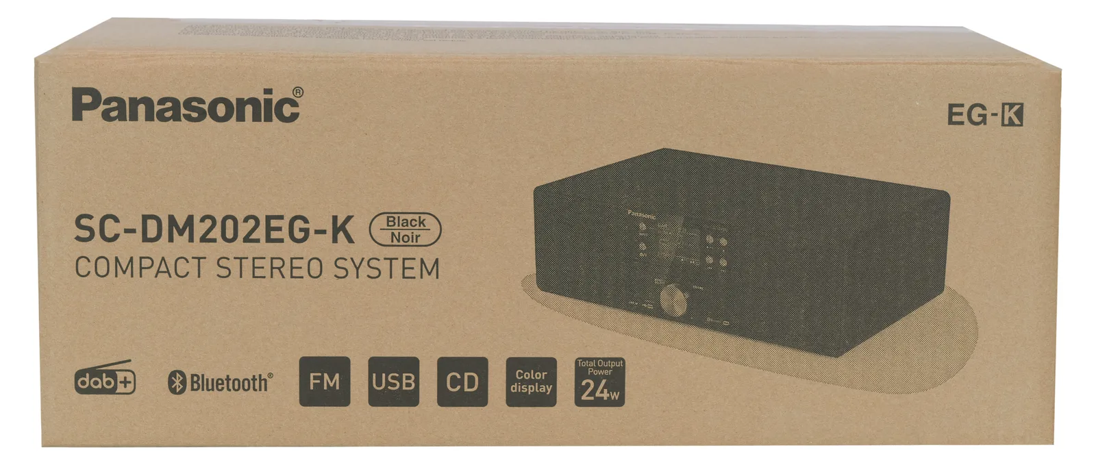 Panasonic SC-DM202 - Audiosystem - 2 x 12 Watt, Ansicht 3