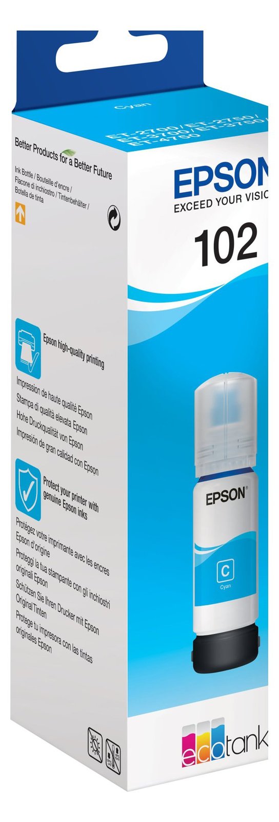 Epson 102 - 70 ml - Cyan - Original - Tintenbehälter