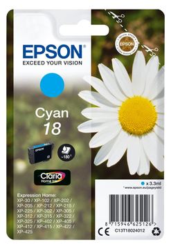 Epson 18 - 3.3 ml - Cyan - Original - Tintenpatrone von LumaTech