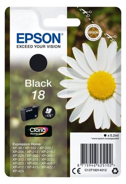 Epson 18 - 5.2 ml - Schwarz - Original - Tintenpatrone von LumaTech