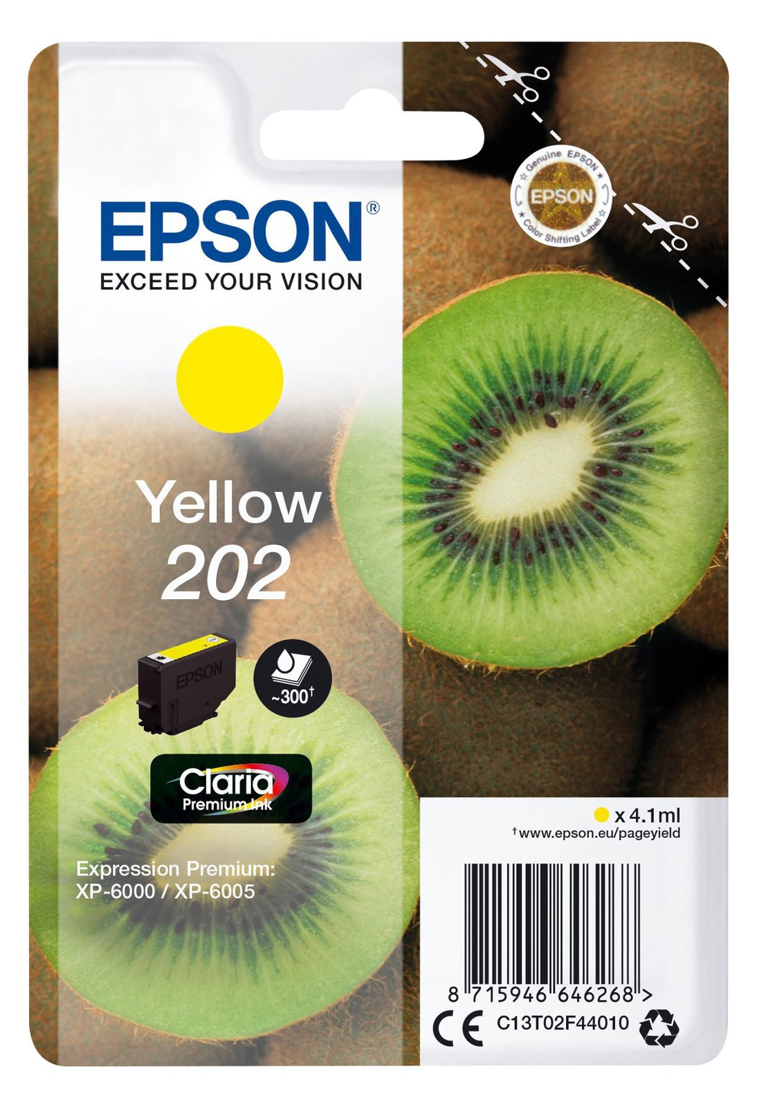 Epson 202 - 4.1 ml - Gelb - Original - Tintenpatrone