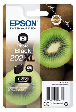 Epson 202XL - 7.9 ml - mit hoher Kapazität - Photo schwarz von LumaTech