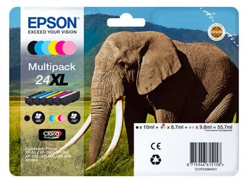 Epson 24XL Multipack - 6er-Pack - 55.7 ml - XL von LumaTech