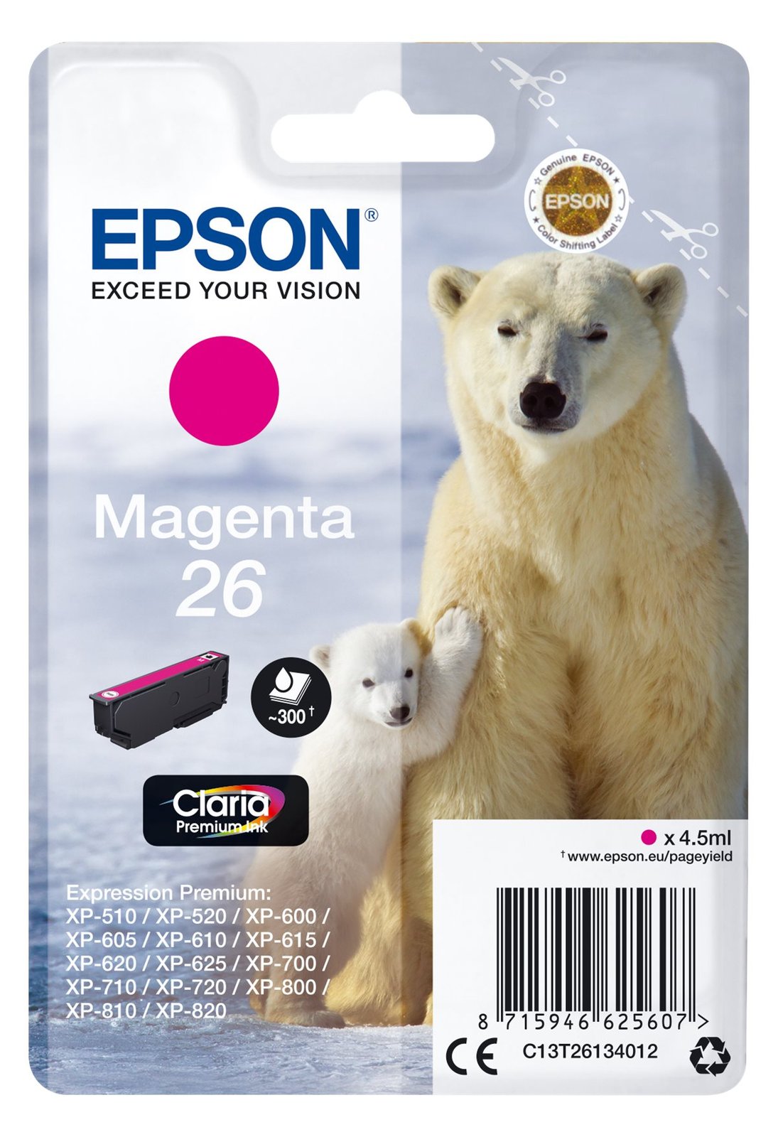 Epson 26 - 4.5 ml - Magenta - Original - Tintenpatrone